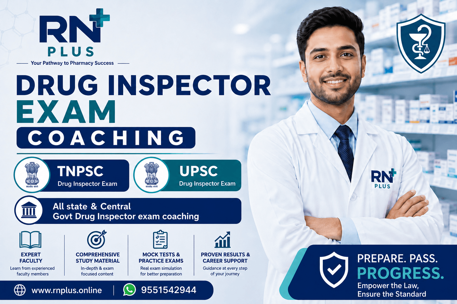Drug Inspector Exam Coaching